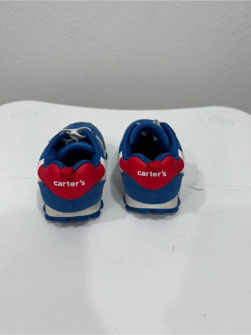 Carter's Blue, White and Red Toddler Athletic Sneakers